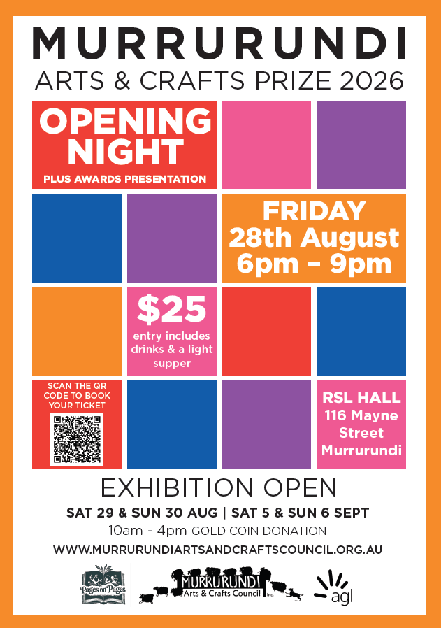 OPENING NIght Murrurundi Arts & Crafts Prize 2026